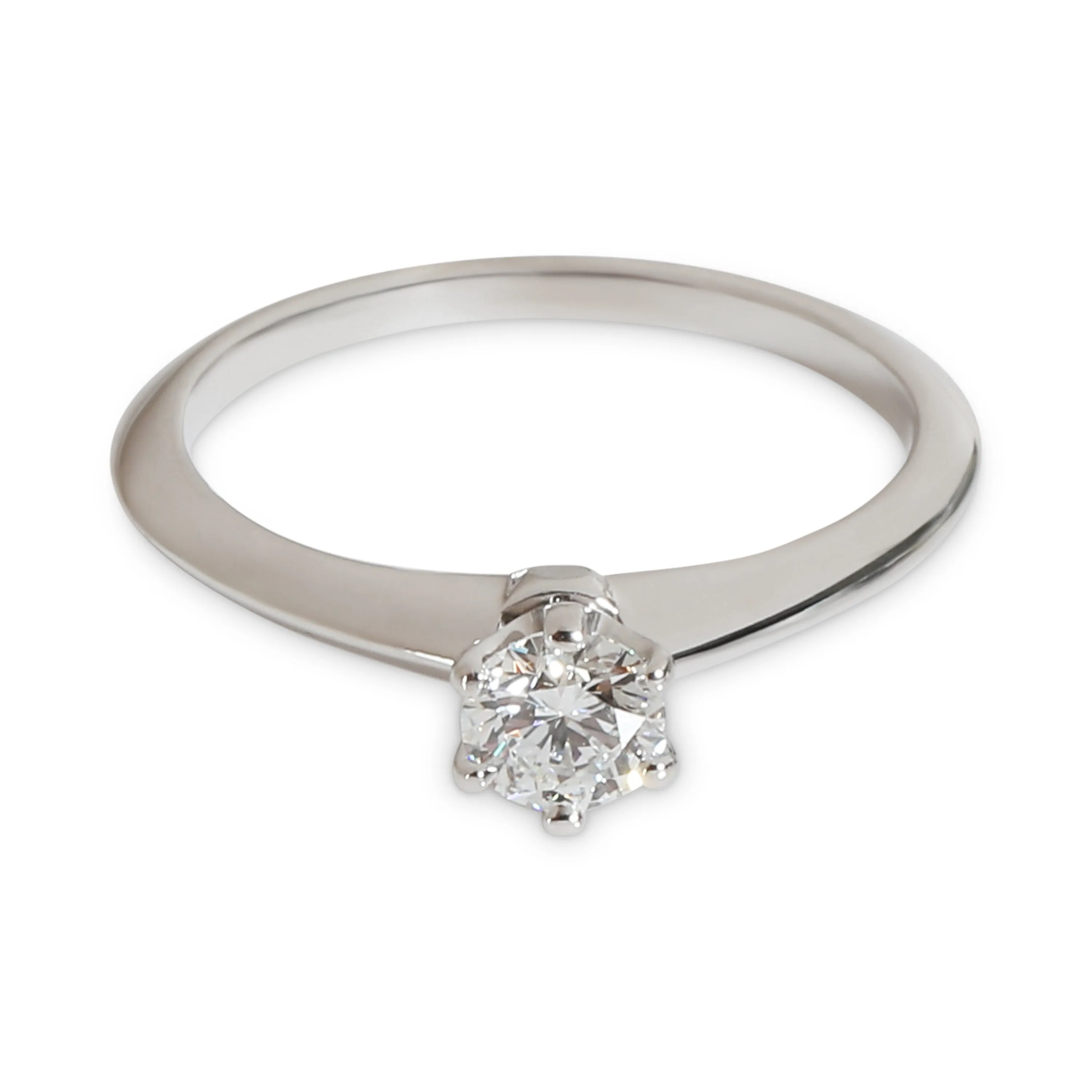 Tiffany & Co. Jewelry Tiffany Solitaire Engagement Ring in  Platinum E VVS1 0.32 CTW