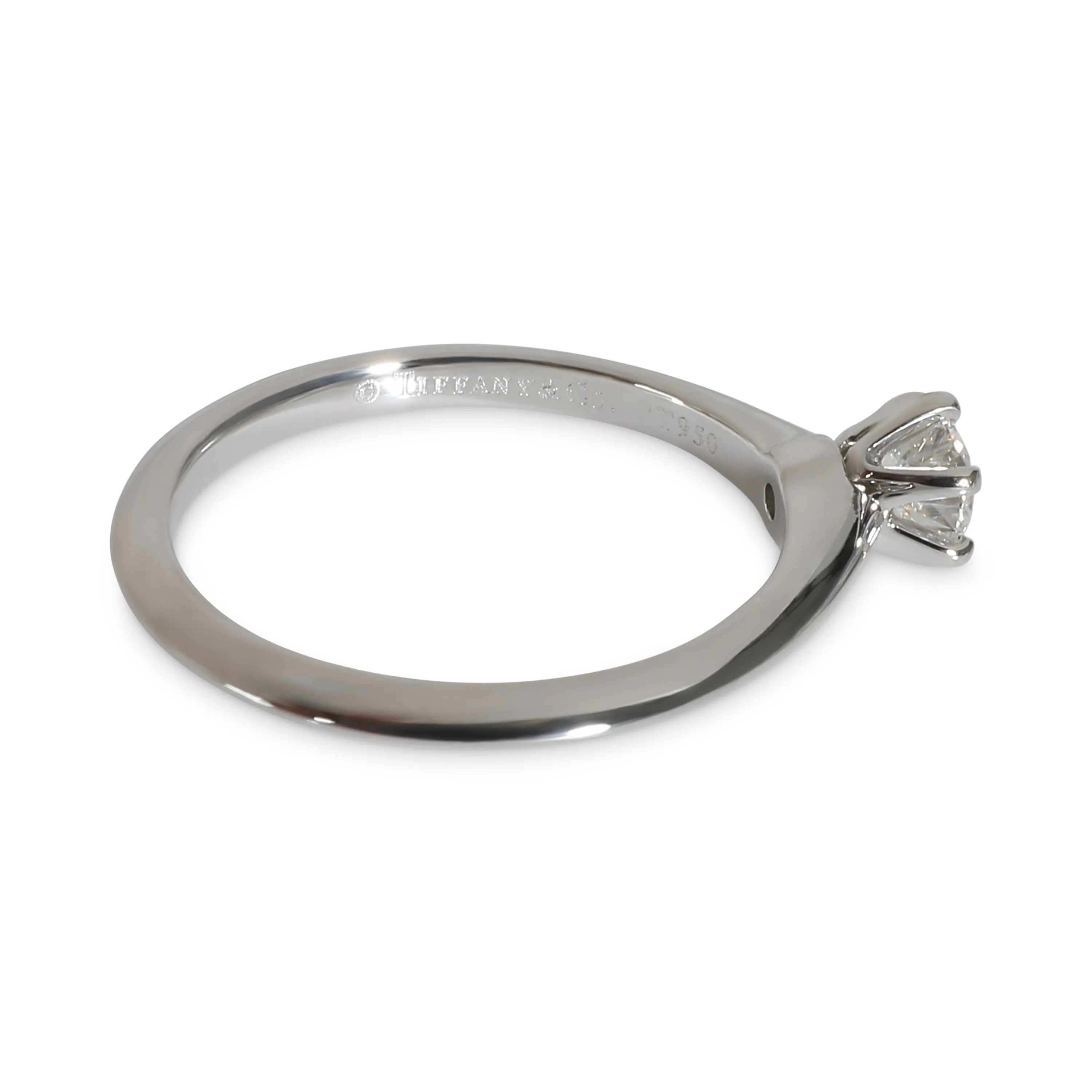 Tiffany & Co. Jewelry Tiffany Solitaire Engagement Ring in  Platinum E VVS1 0.32 CTW