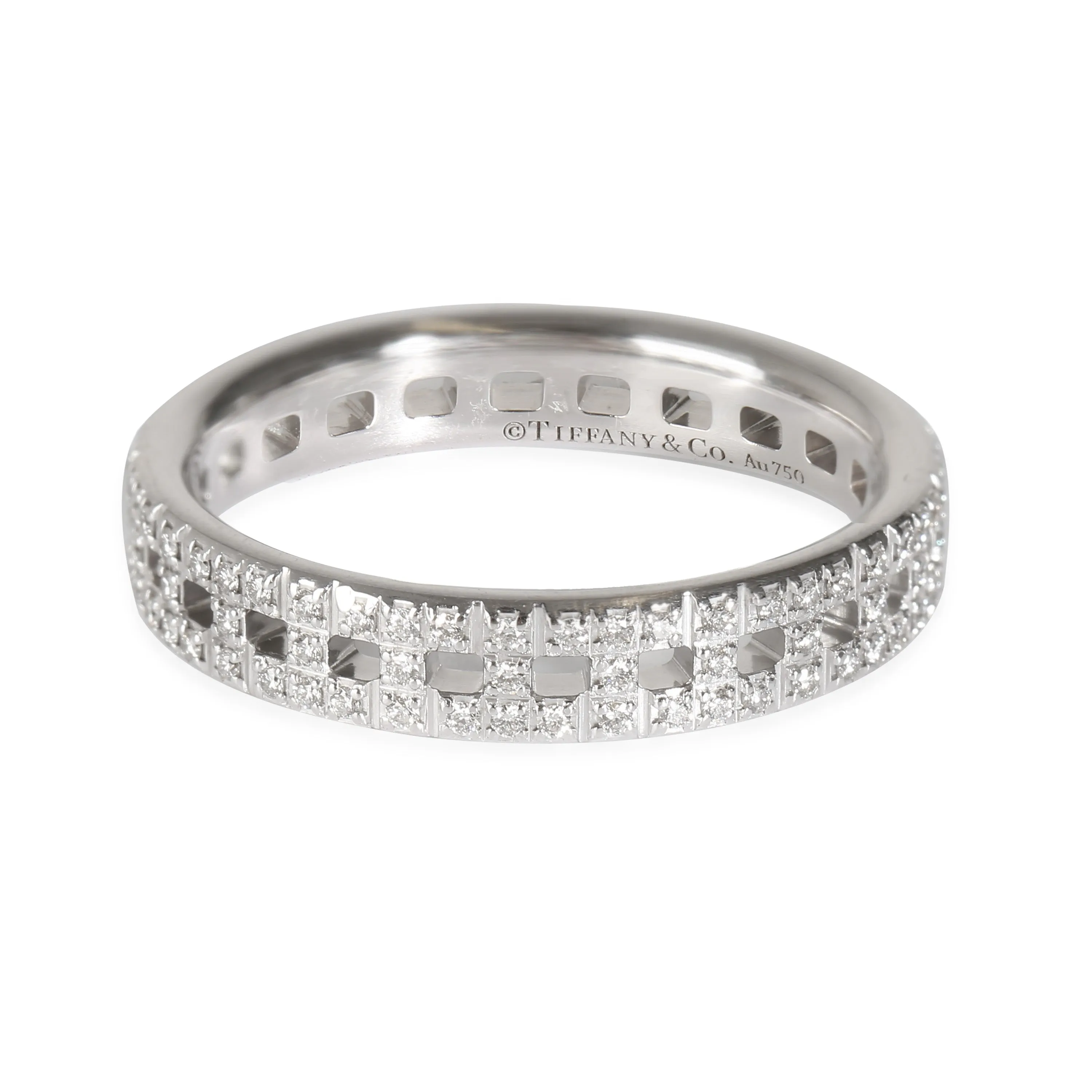 Tiffany & Co. Jewelry Tiffany True Band in 18k White Gold 0.23 CTW