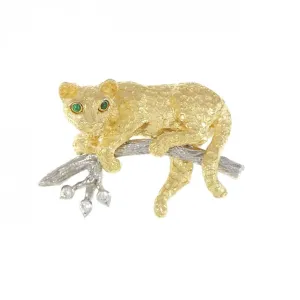 Tiffany gold (18K) yellow gold (18K) Brooch (Pre-Owned)
