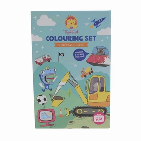 Tiger Tribe Colouring Set Adventures