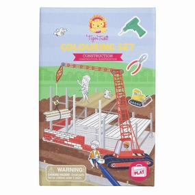 Tiger Tribe Colouring Set Construction