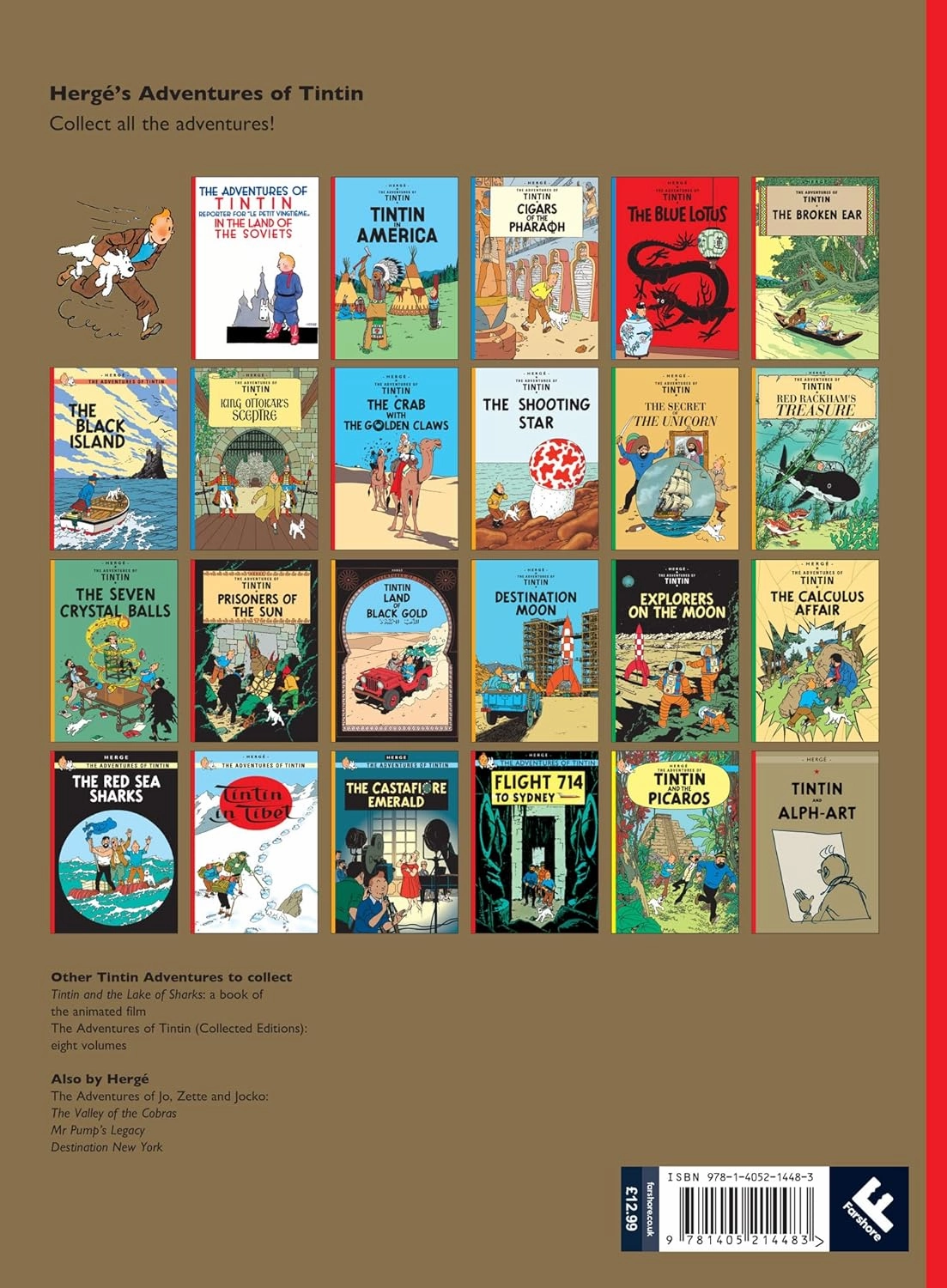 Tintin and Alph-Art Story Book for ages 7 