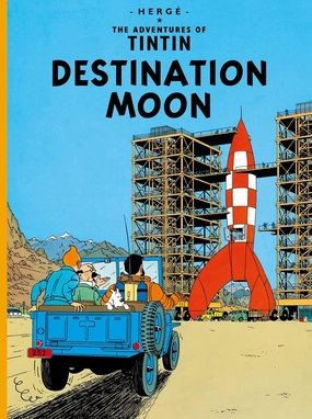 Tintin Destination Moon Styory Book for ages 7 
