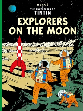 Tintin Explorers on the Moon Story Book for ages 7 