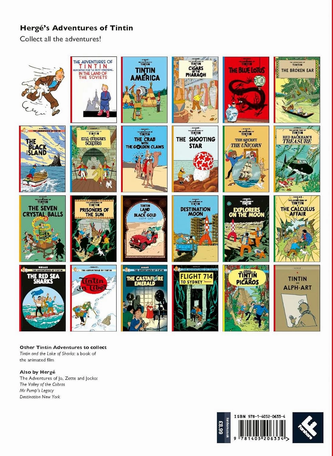 Tintin Flight 714 to Sydney Story Book for ages 7 