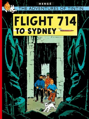 Tintin Flight 714 to Sydney Story Book for ages 7 