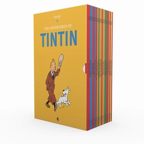 Tintin Paperback Boxed Set of 23 titles for ages 7 