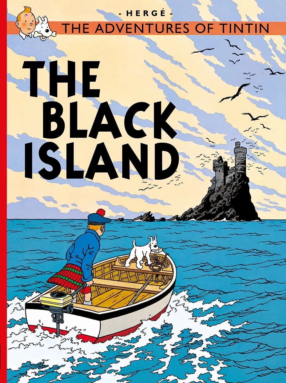 Tintin The Black Island Story Book for ages 7 