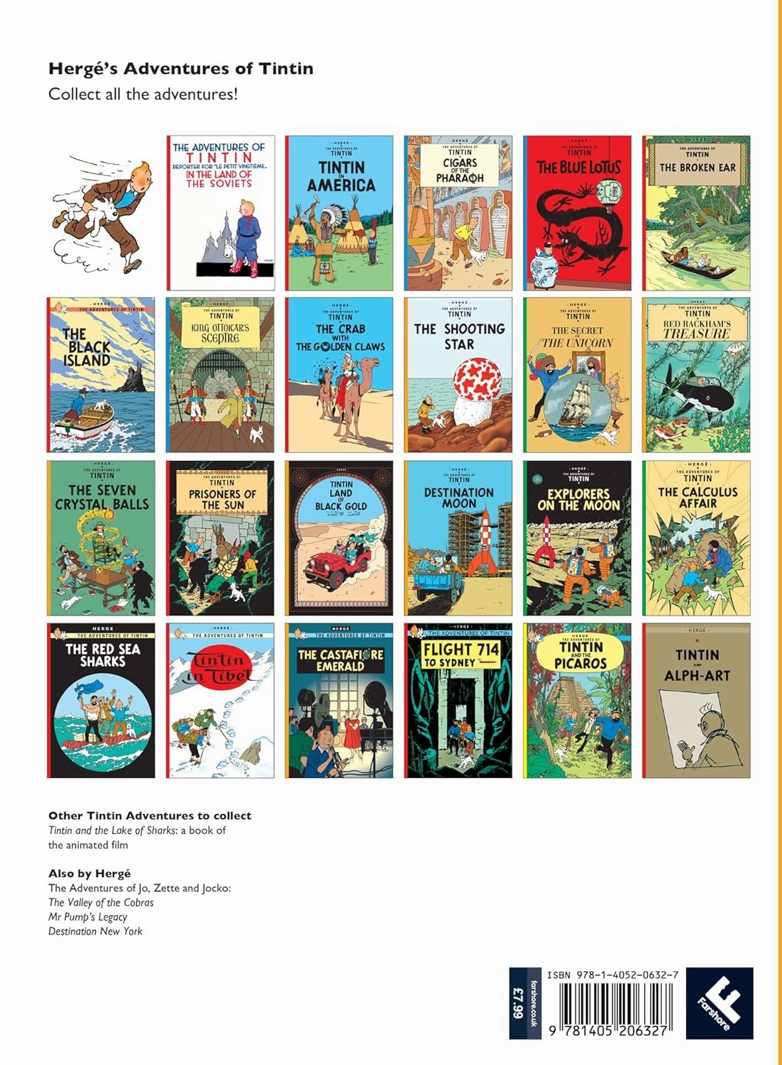 Tintin The Castafiore Emerald Story Book for ages 7 