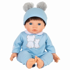 Tiny Treasures Lifelike Newborn Doll with Soft Hair