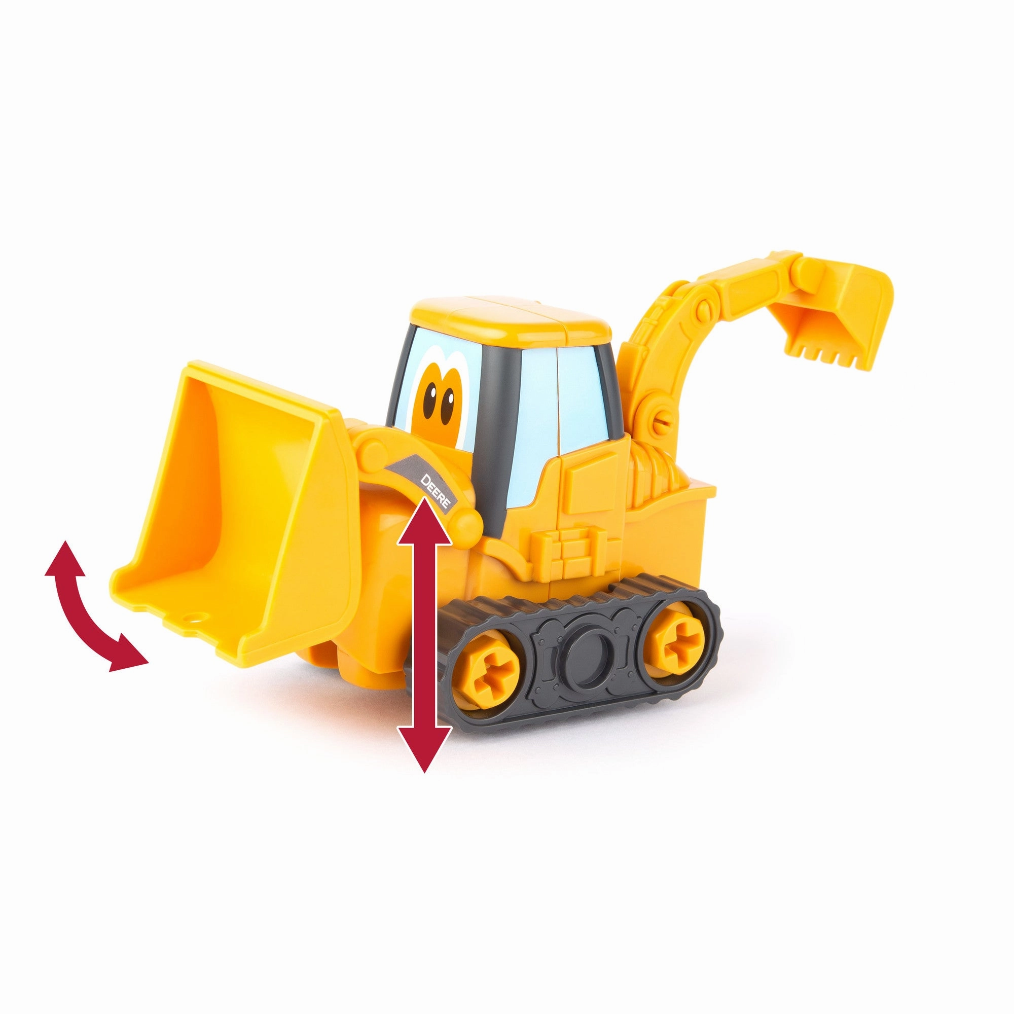 TOMY John Deere Kids Build-A-Buddy Backhoe Loader