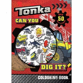 Tonka Puffy Sticker Colouring Book