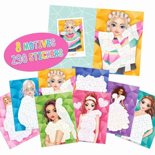 TOPModel - Sticker by Number Book - Fantasy