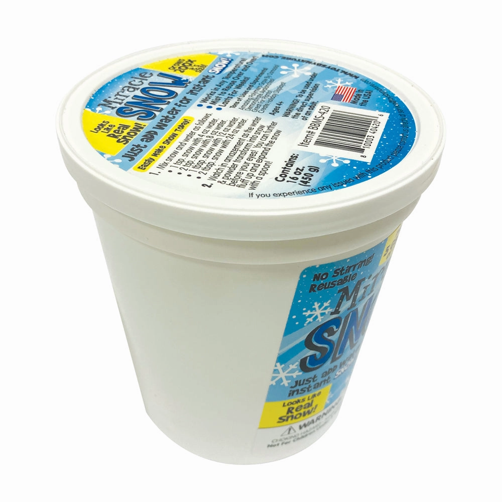Toys By Nature Miracle Snow Instant Snow Kit  1lb Big Bucket