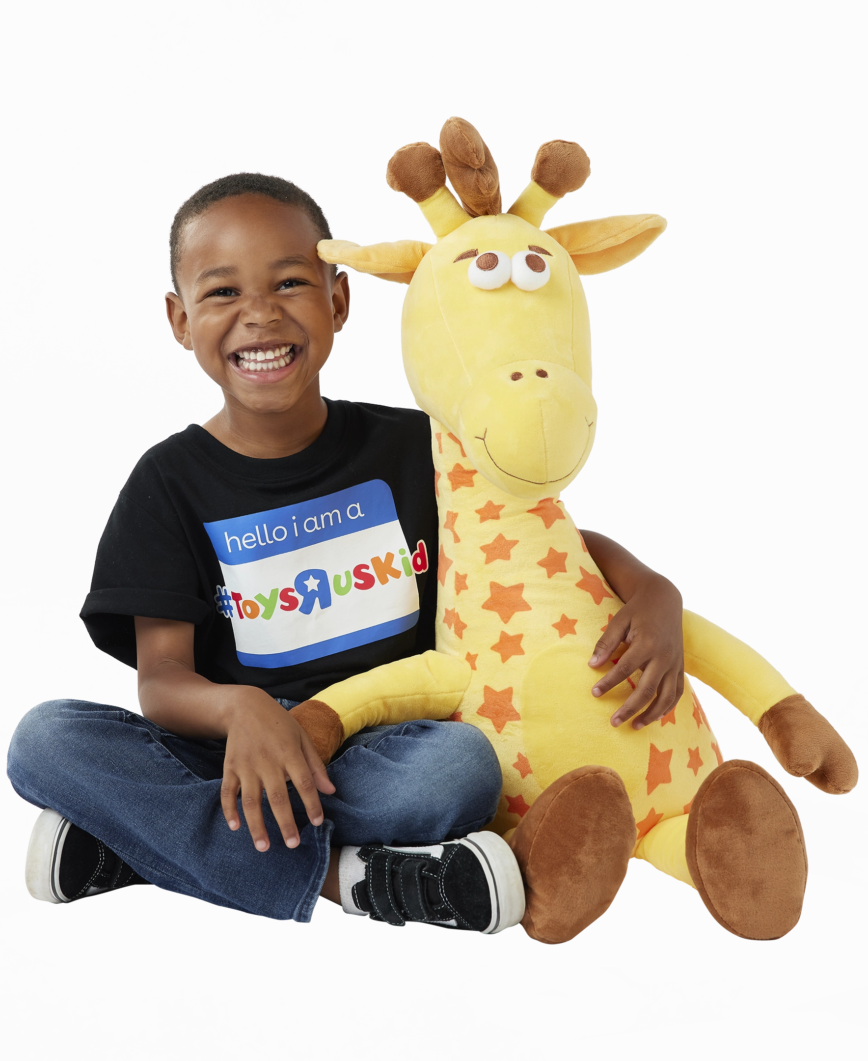 Toys R Us 24 Inch Geoffrey Plush - Star Patterned Jumbo Stuffed Animal