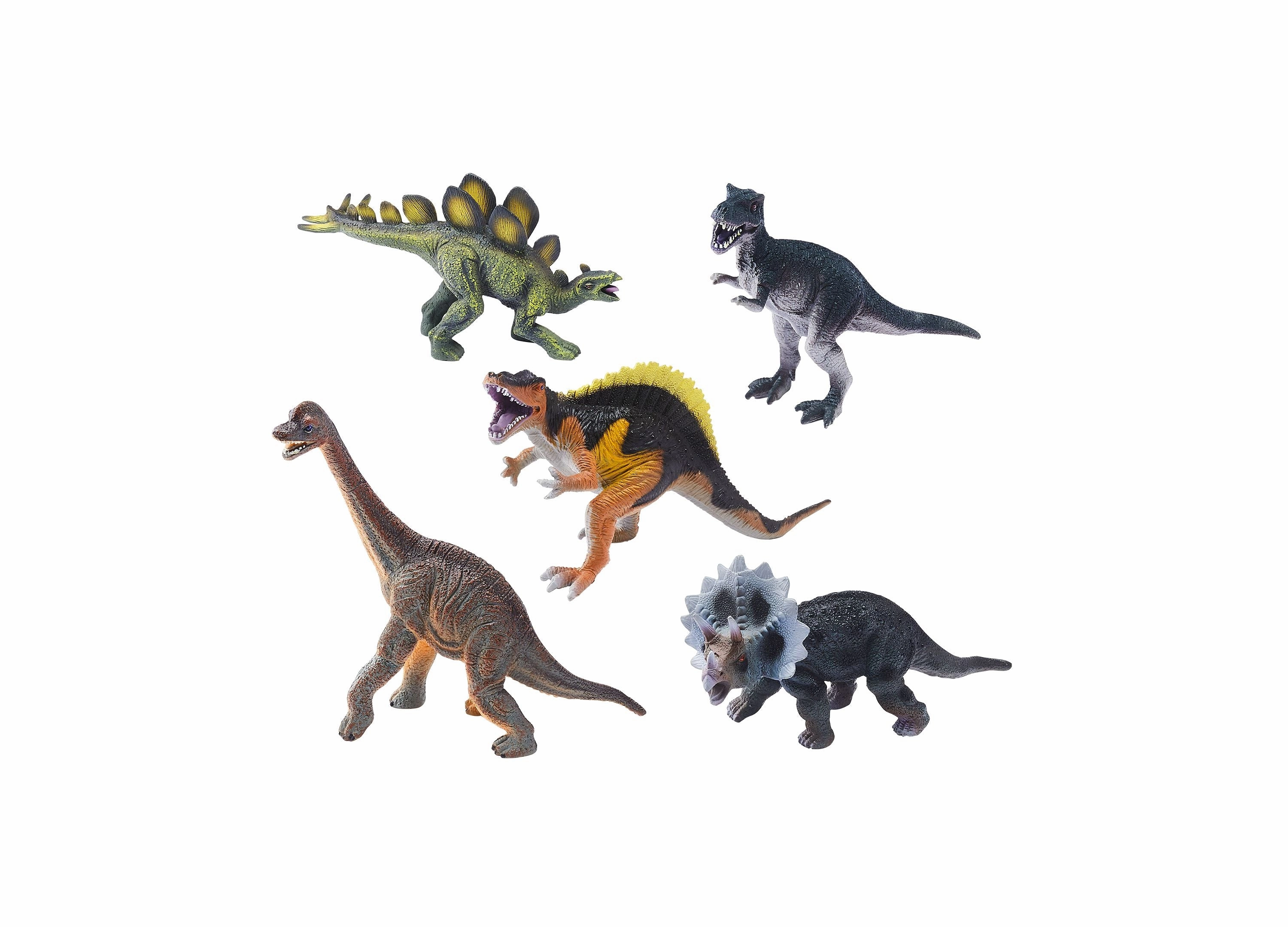 Toys R Us Animal Zone Dino Collectibles 5-Pack - Detailed Prehistoric Figures