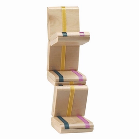 Toysmith Jacob's Ladder Classic Wooden Optical Illusion Toy