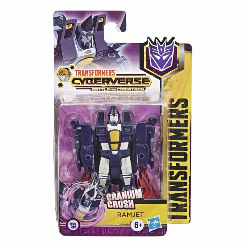 Transformers Cyberverse Scout Class Figure Cranium Crush Ramjet