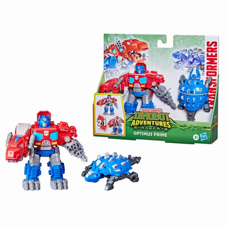 Transformers Dinobot Adventures Dinobt Defenders Optimus Prime & Scale
