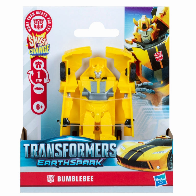 Transformers Earthspark 1 Step Smash Changers Bumblebee
