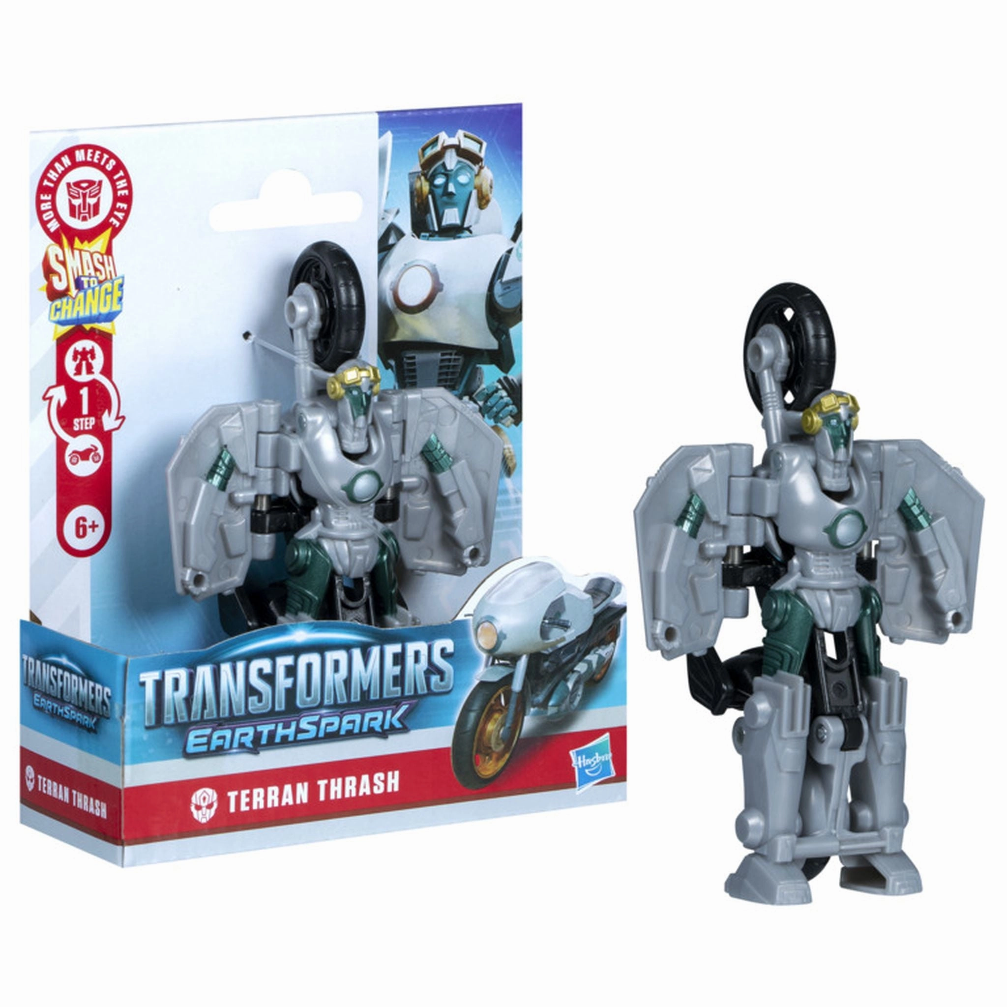 Transformers Earthspark 1 Step Smash Changers Thrash