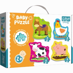TREFL BABY PUZZLE ANIMALS ON THE FARM