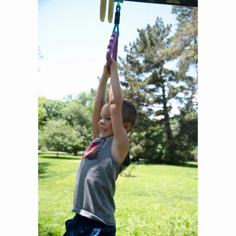 Treslines Ninja Adventure Line 36 ft - Ultimate Outdoor Ninja Warrior Course