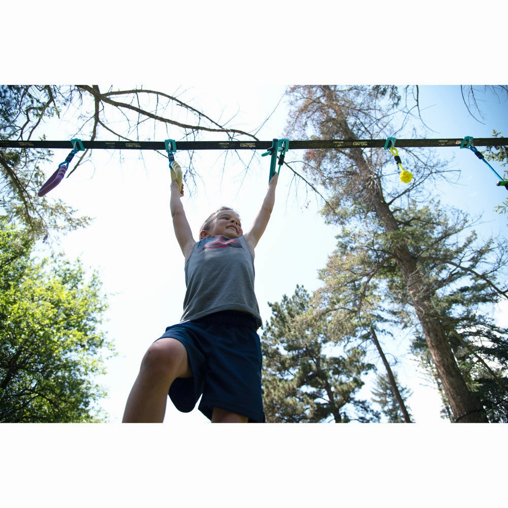 Treslines Ninja Adventure Line 36 ft - Ultimate Outdoor Ninja Warrior Course