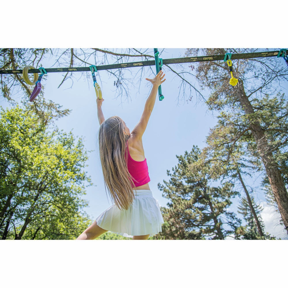 Treslines Ninja Adventure Line 36 ft - Ultimate Outdoor Ninja Warrior Course