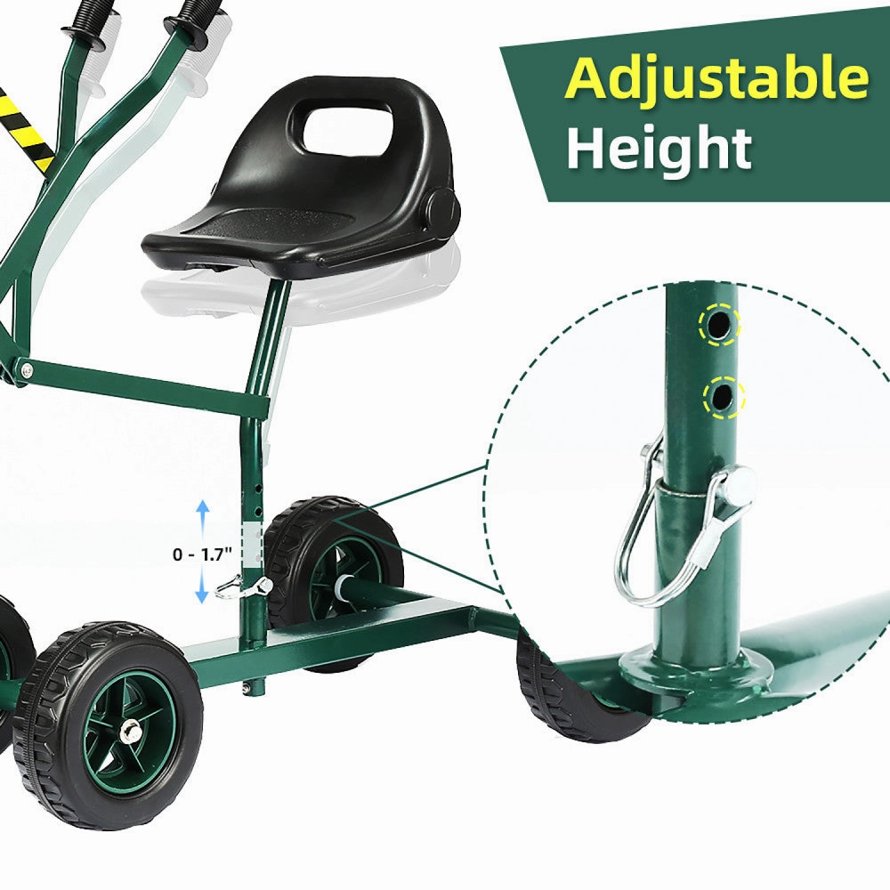 Trimate - Sandbox Ride-On Excavator - Hunter Green