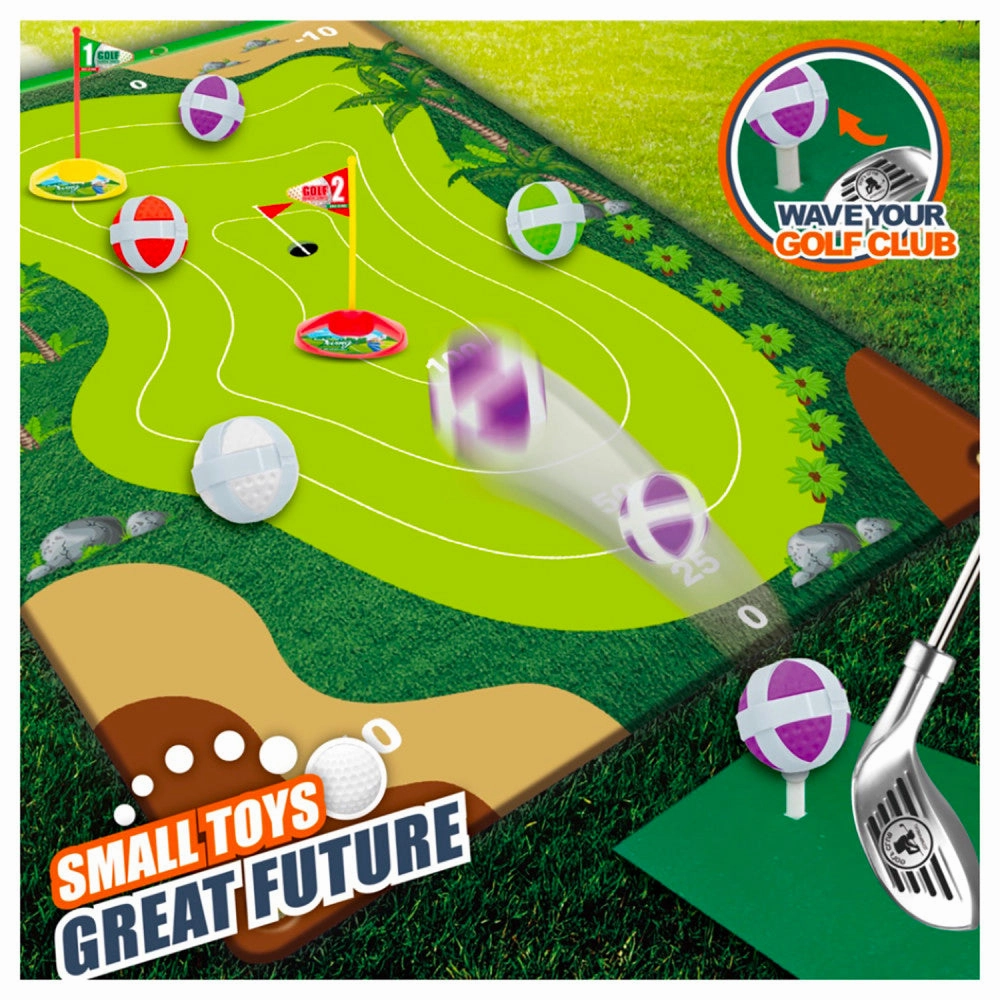 Trimate Golf Game Chipping Mat and Accessories, Ultimate Practice Golf Travel Set