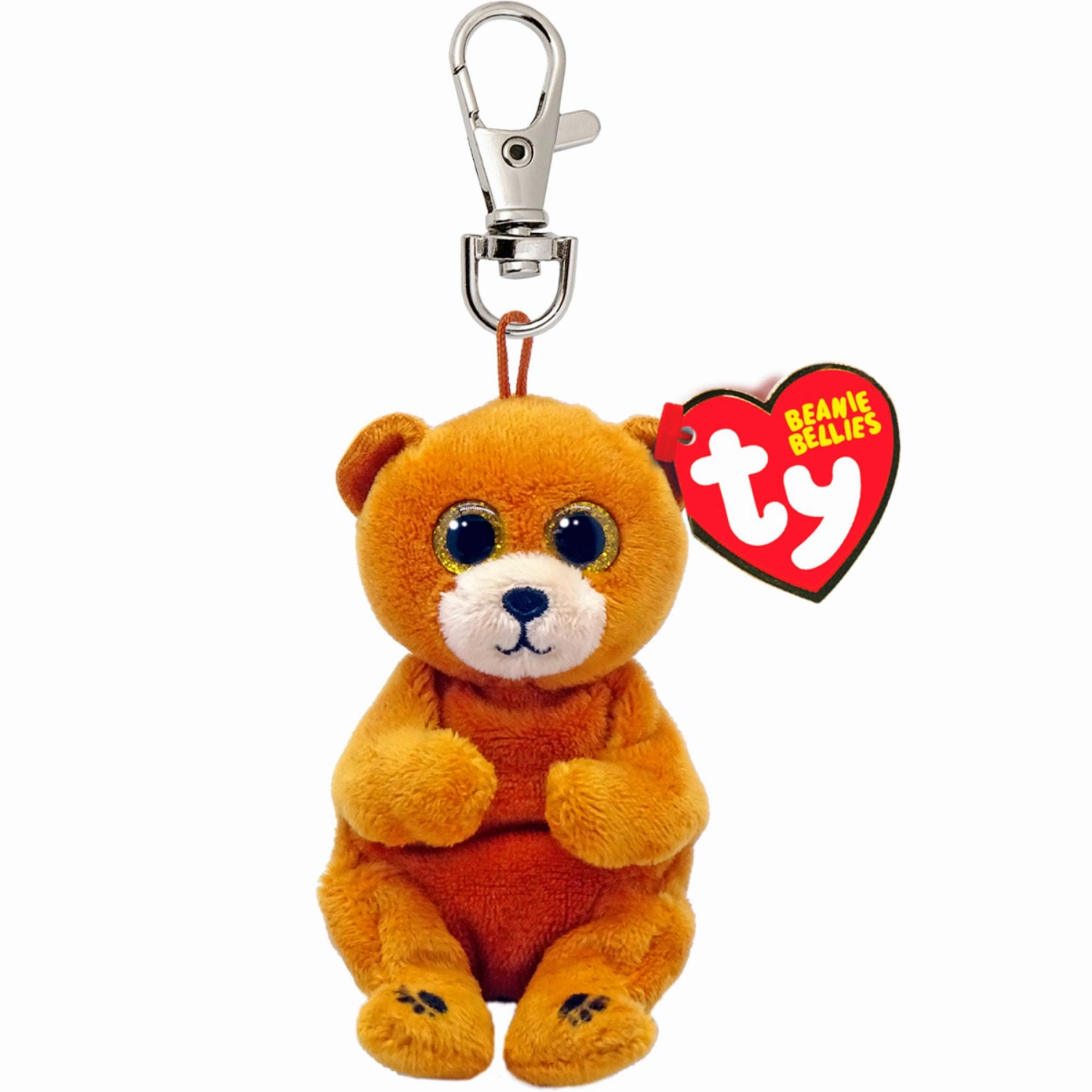 Ty Beanie Bellies Clip - Duncan Brown Bear