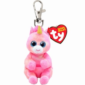 Ty Beanie Bellies Clip - Skylar Pink Unicorn