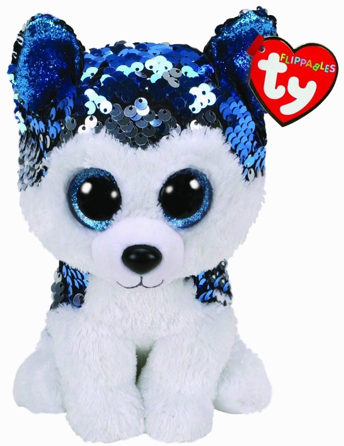 Ty Beanie Boos Flippables Slush The Husky