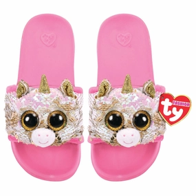 Ty Fashion Sequin Pool Slides L4-6 Fantasia The Unicorn