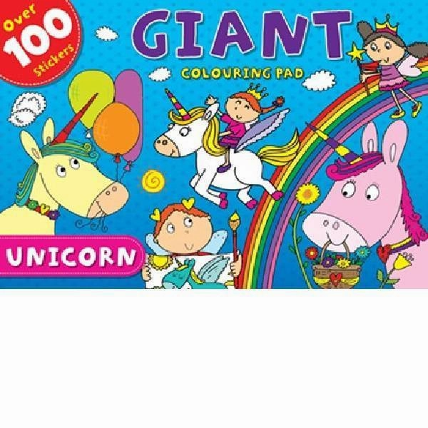 UNICORN GIANT COLOURING PAD