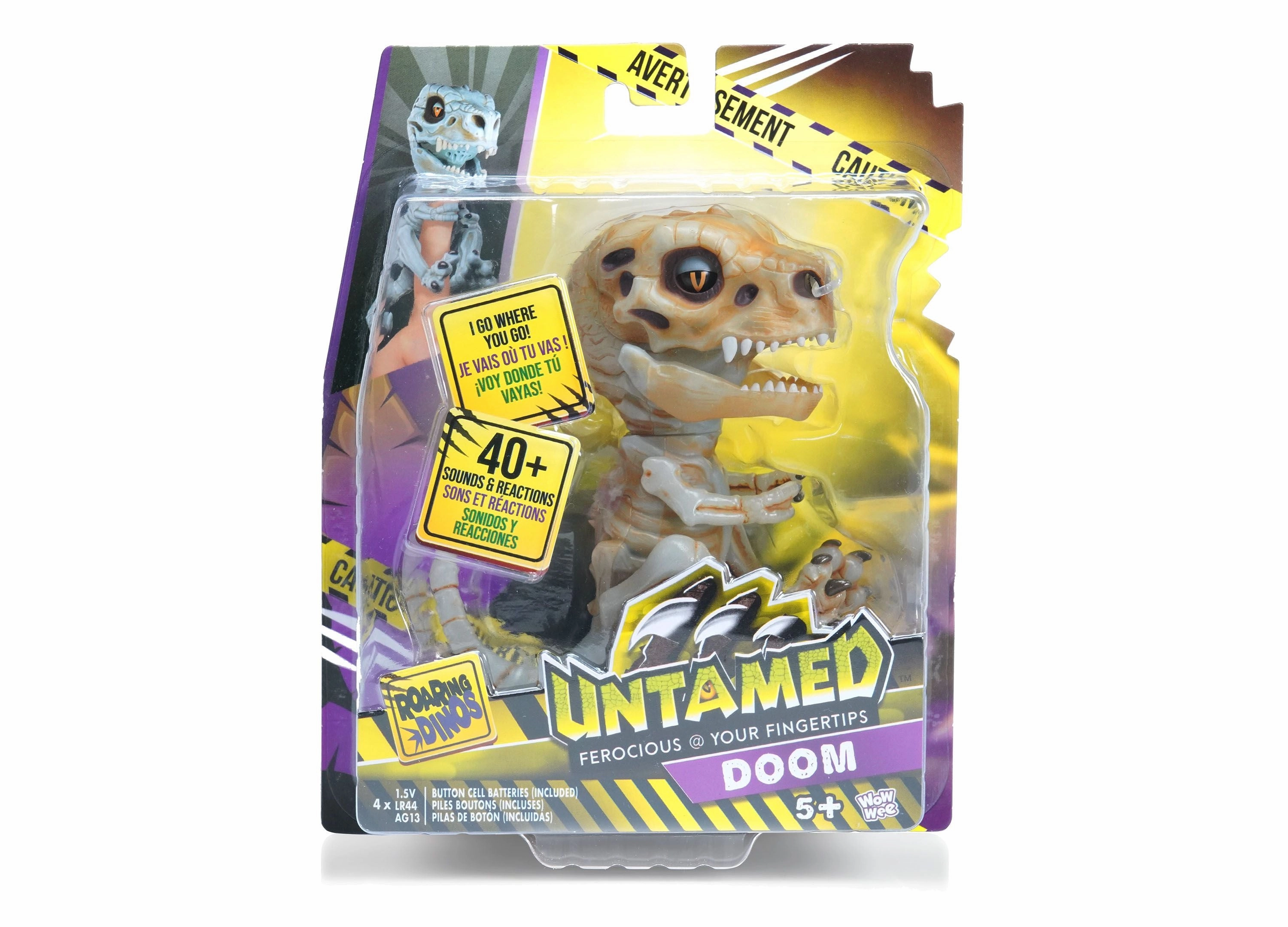 Untamed Skeleton Dino Fingerlings Doom - Multi-Color WowWee Exclusive for Macy's