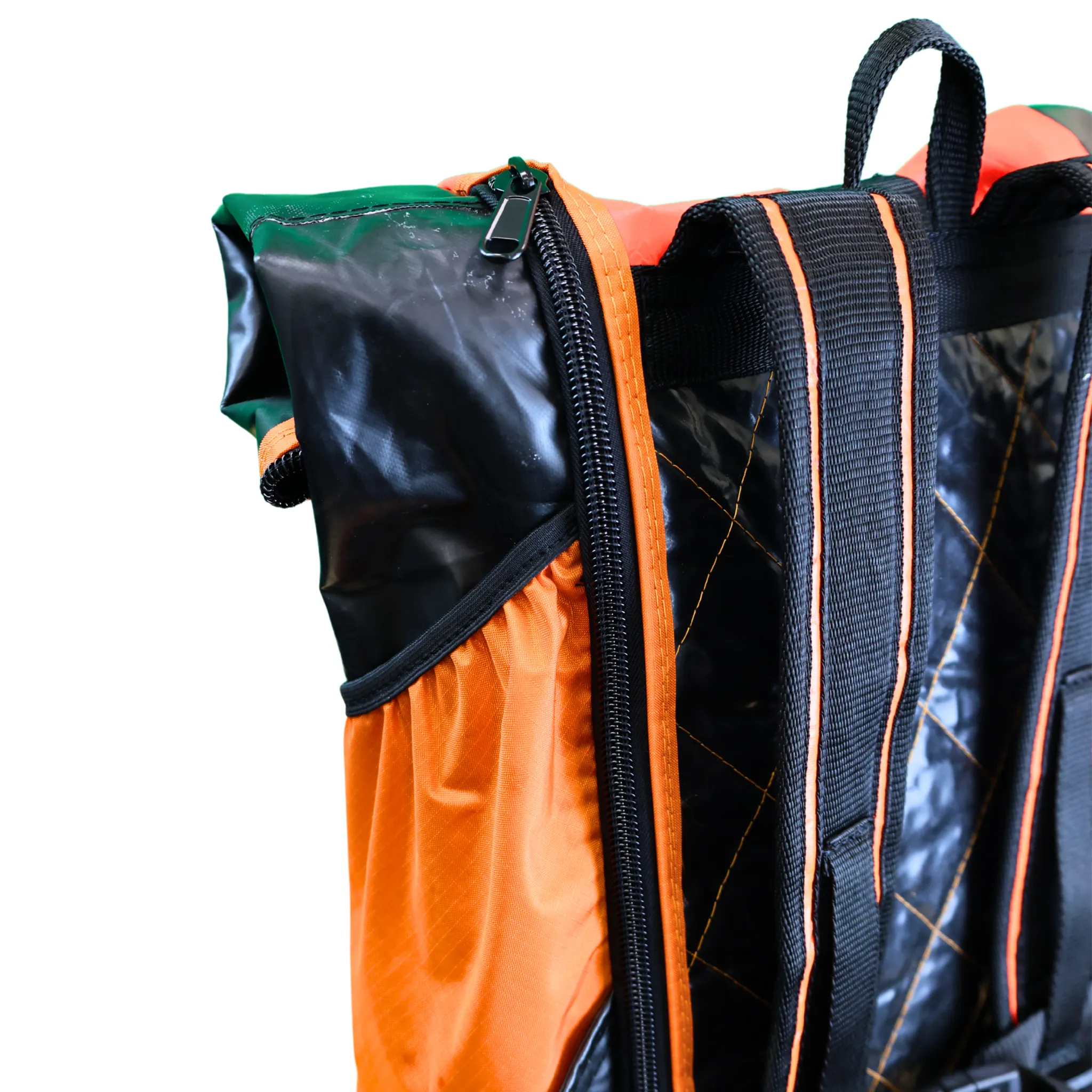 Upcycled Rolltop Backack