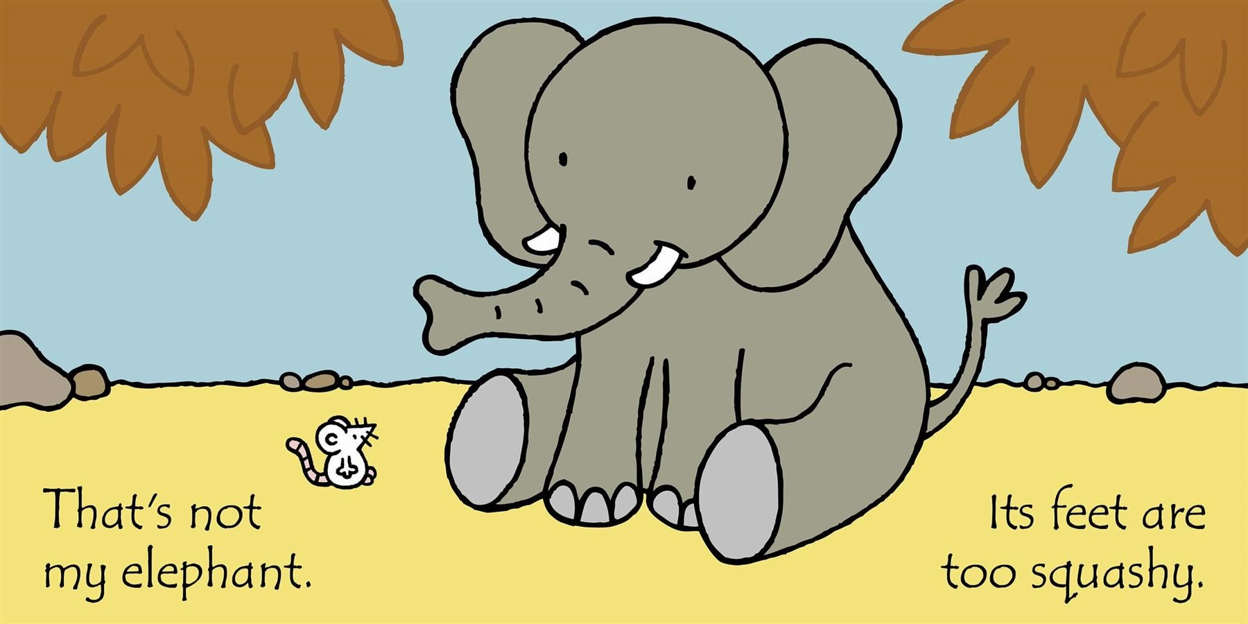 Usborne Touchy Feely Books That's Not My Elephant...