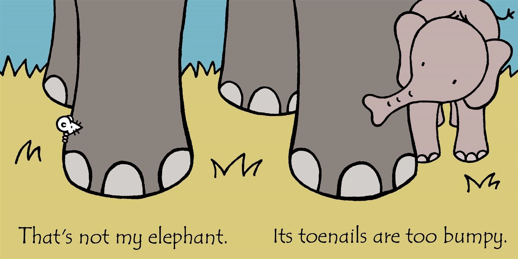 Usborne Touchy Feely Books That's Not My Elephant...