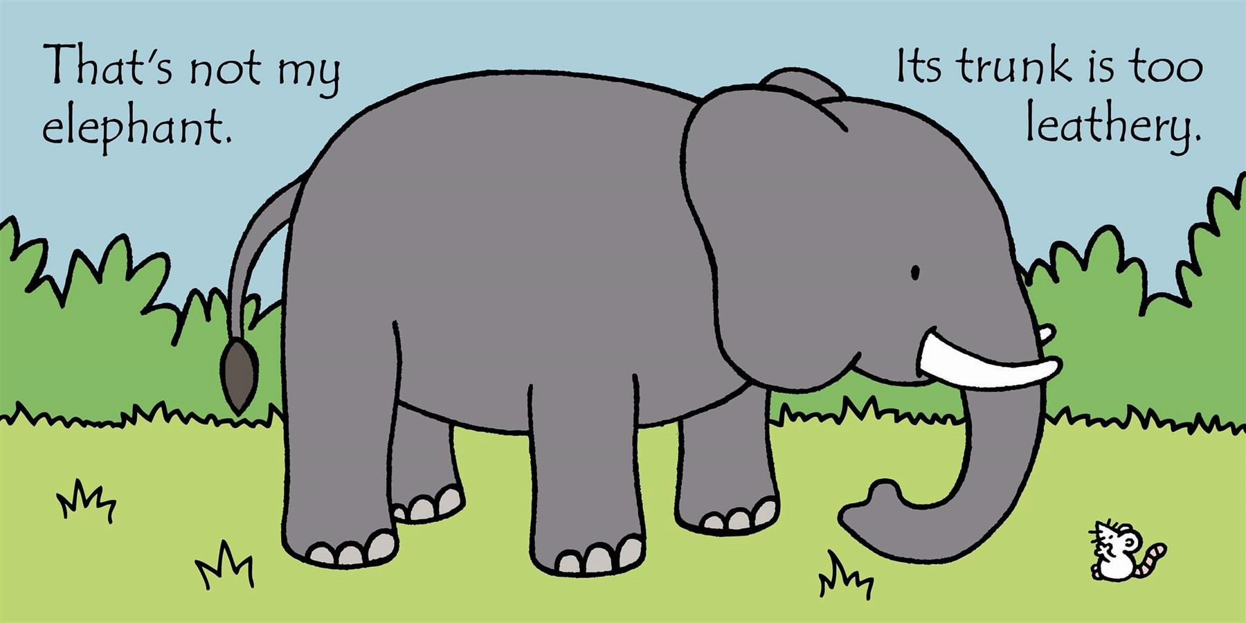 Usborne Touchy Feely Books That's Not My Elephant...