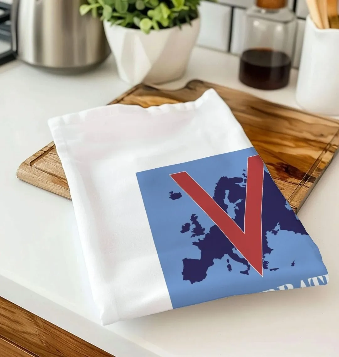VE Day 80 Tea Towel