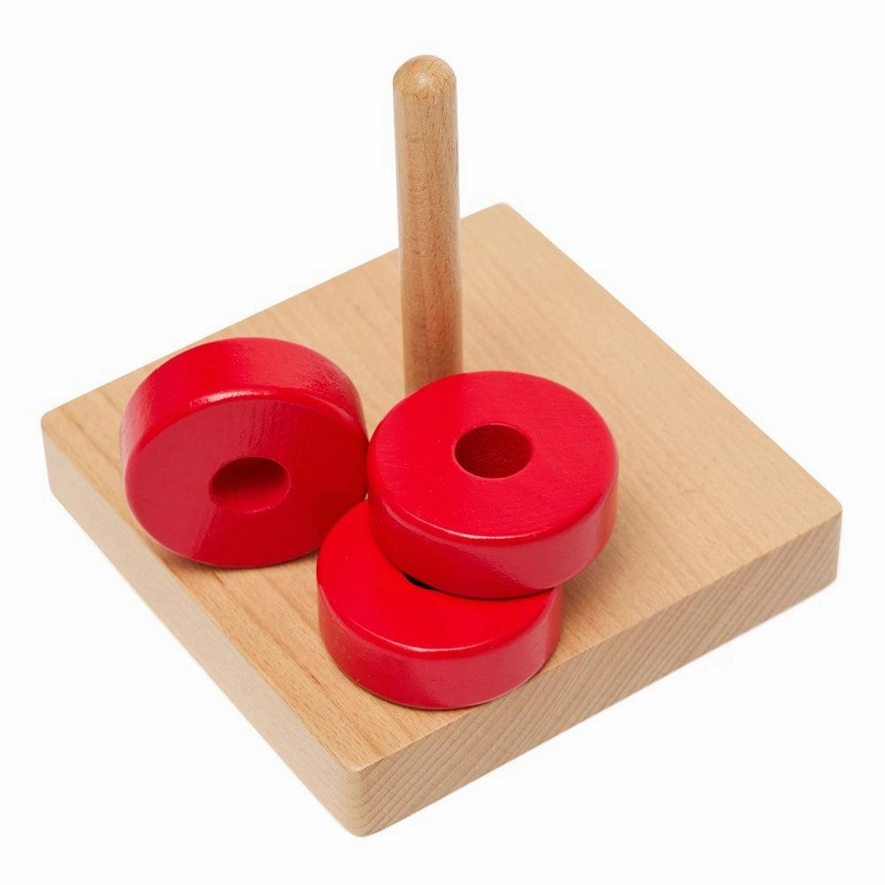 Vertical Single Wooden Stacking Toy