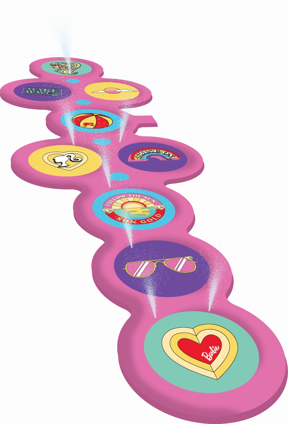 Wahu Barbie Hop, Skip And Splash!