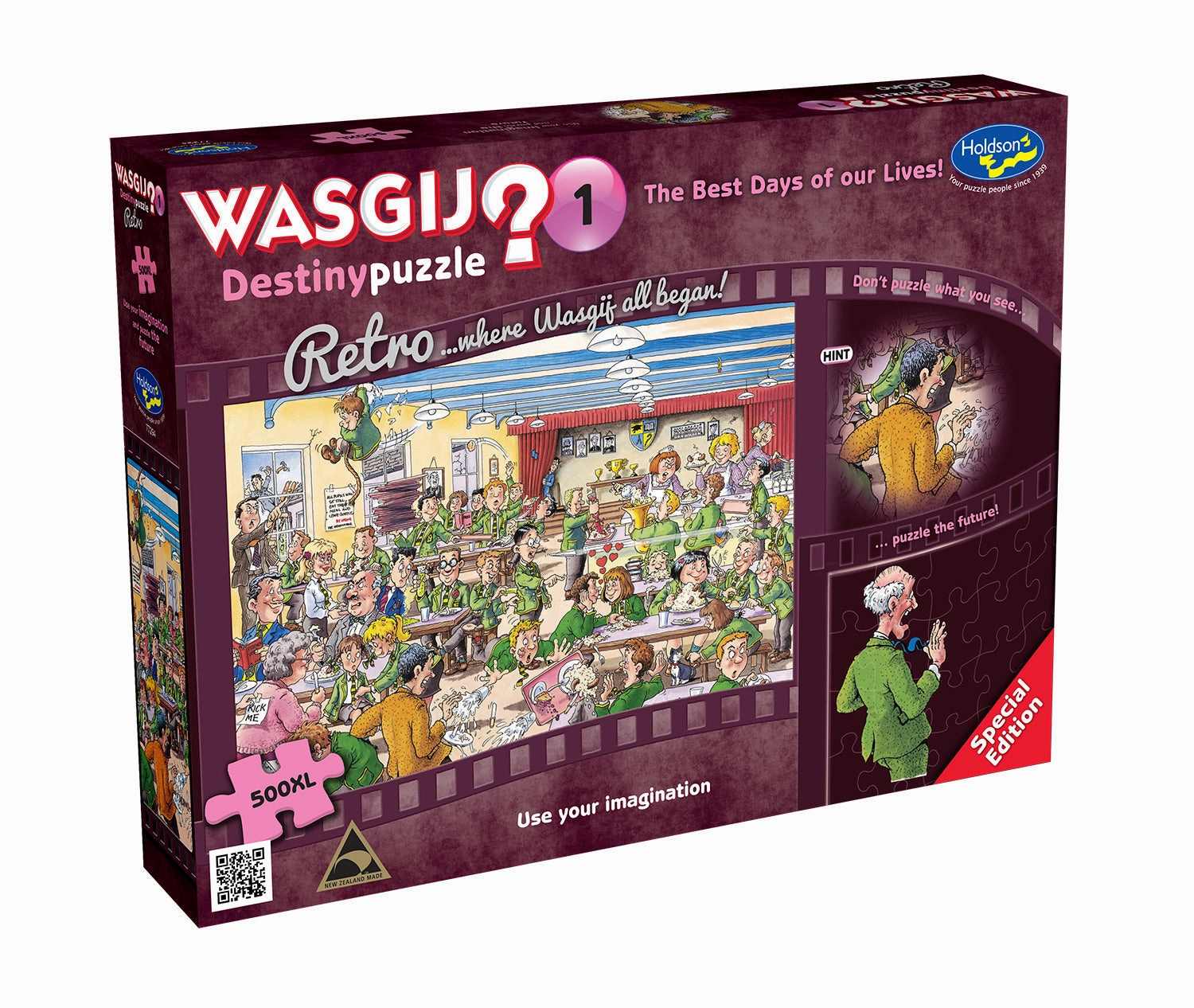 Wasgij Retro Destiny #1 The Best Days Of Our Lives! 500 Xl Piece Puzzle