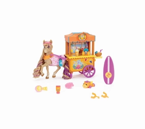Wild Manes Beach Shack Playset with Surf and Sip Accessories