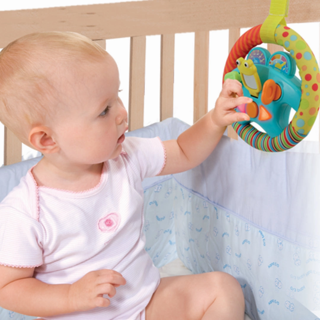 Winfun Wheel N Sounds Driver Toy For 3 Months And Up