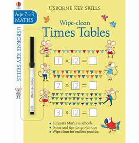 Wipe:clean Times Tables 7:8 [Paperback] Holly Bathie [Paperback] Holly Bathie