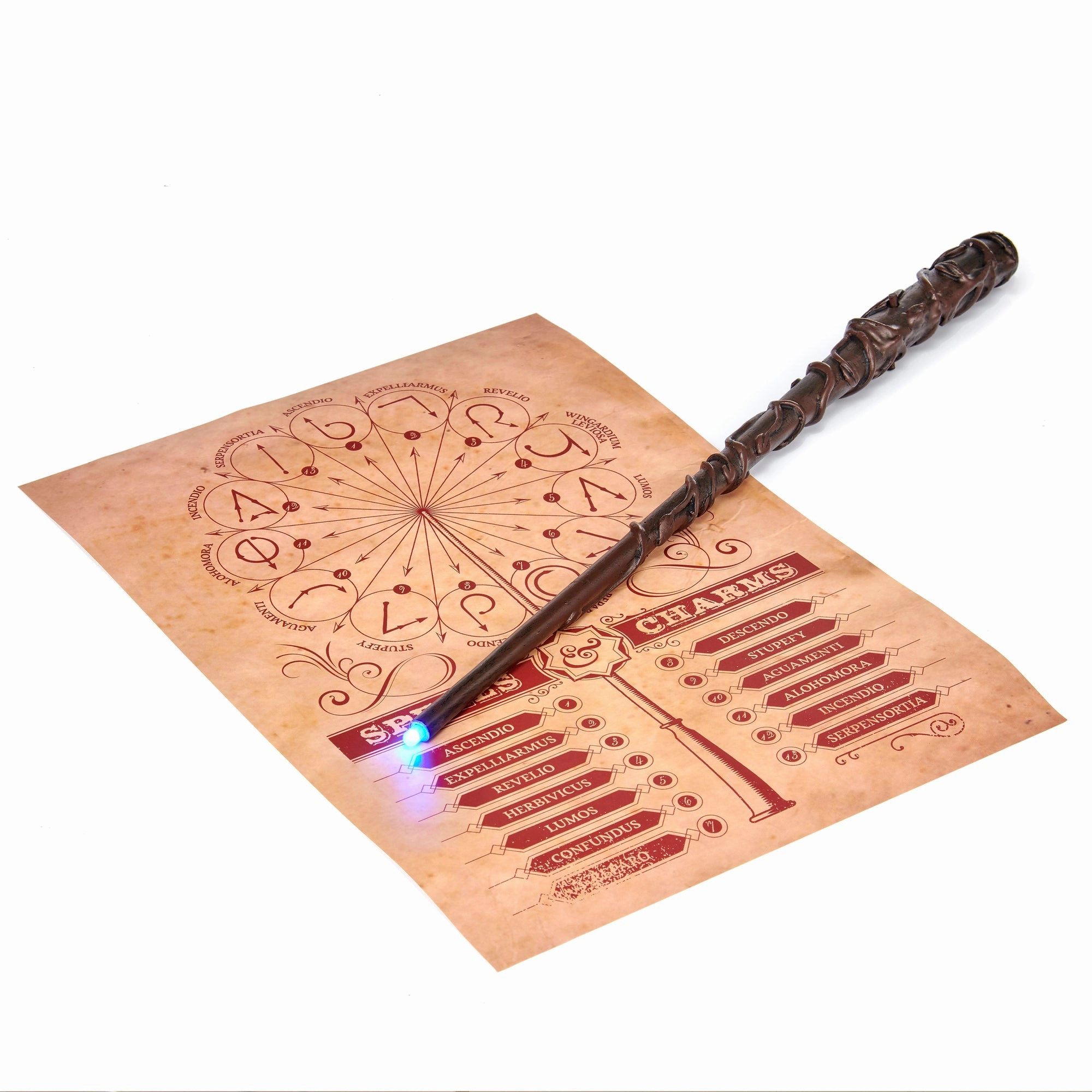 Wizarding World Harry Potter 14" Hermione Granger Lumos Magic Wand with LED Tip